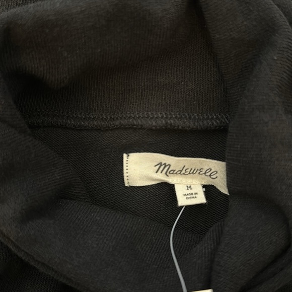 Madewell Turtleneck Long Sleeve Bodysuit Black Size Medium NWT - Picture 10 of 12